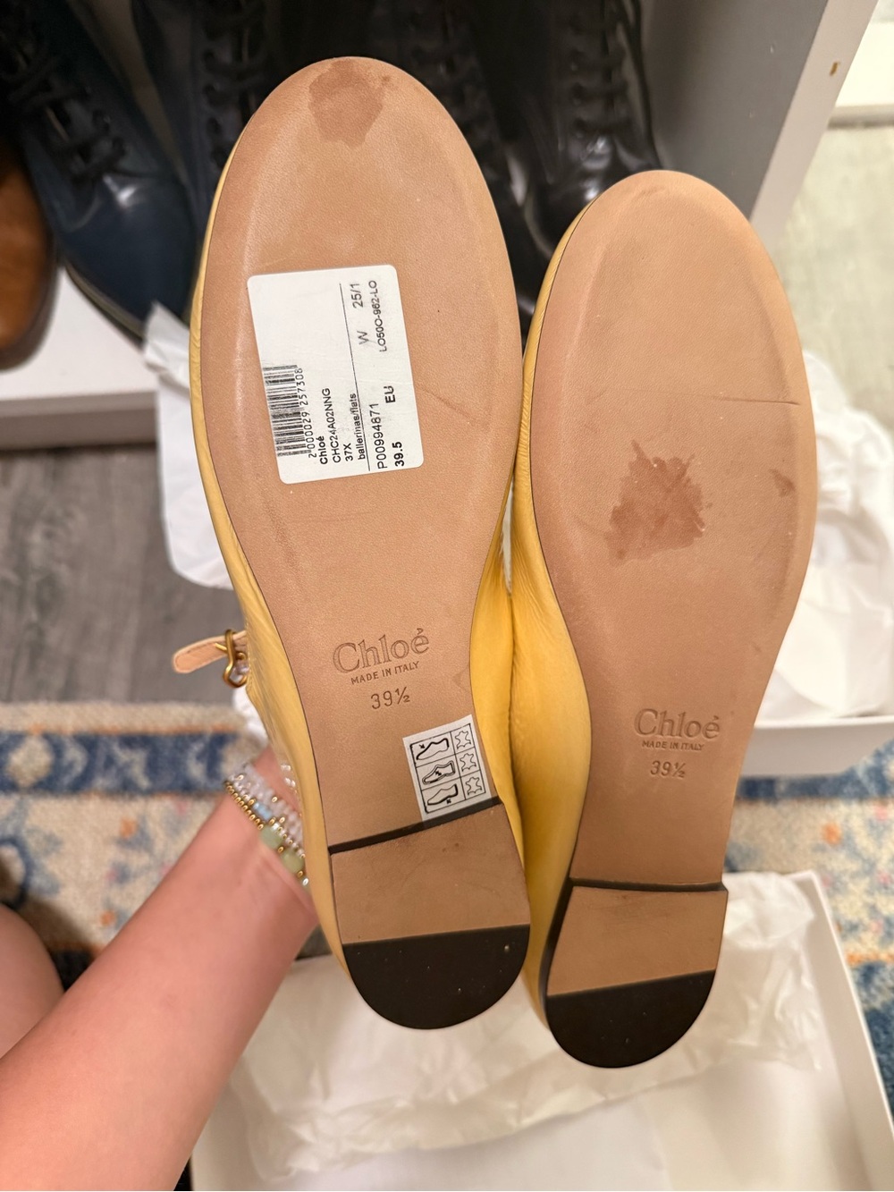 ✨ NWT CHLOE Marcie patent leather Mary Jane flats $ 750 - Picture 12 of 14